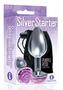 The 9`s - The Silver Starter Rose Stainless Steel Butt Plug - Purple